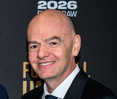FIFA President Gianni Infantino is seen at the John F. Kennedy Center for the Performing Arts in Washington, D.C. on Friday, Dec. 5, 2025.