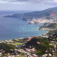 A view of St. George's in Grenada.