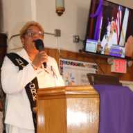 Heidi Thomas delivers sermon on "Women of God: Lighting Their Path."