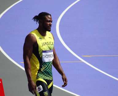 Jamaica's Kishane Thompson.