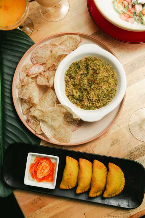 Smoked octopus, coconut ceviche, and beef patties are among the crowd favorites at Dougla Kitchen in Oklahoma City.