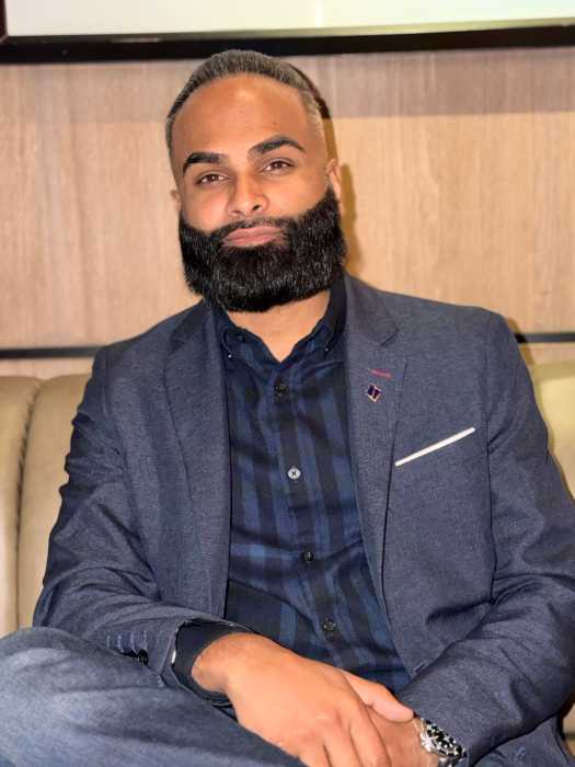 Allan Singh, assistant general manager of The Skylark, stands inside the Manhattan rooftop venue, where he helps lead one of the city’s premier hospitality experiences nearly 30 floors above the skyline.