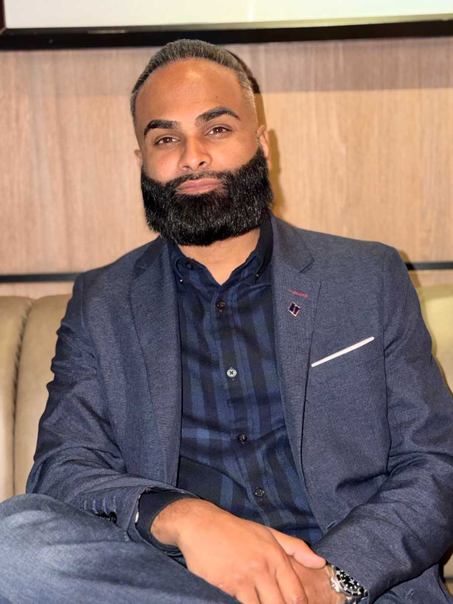 Allan Singh, assistant general manager of The Skylark, stands inside the Manhattan rooftop venue, where he helps lead one of the city’s premier hospitality experiences nearly 30 floors above the skyline.