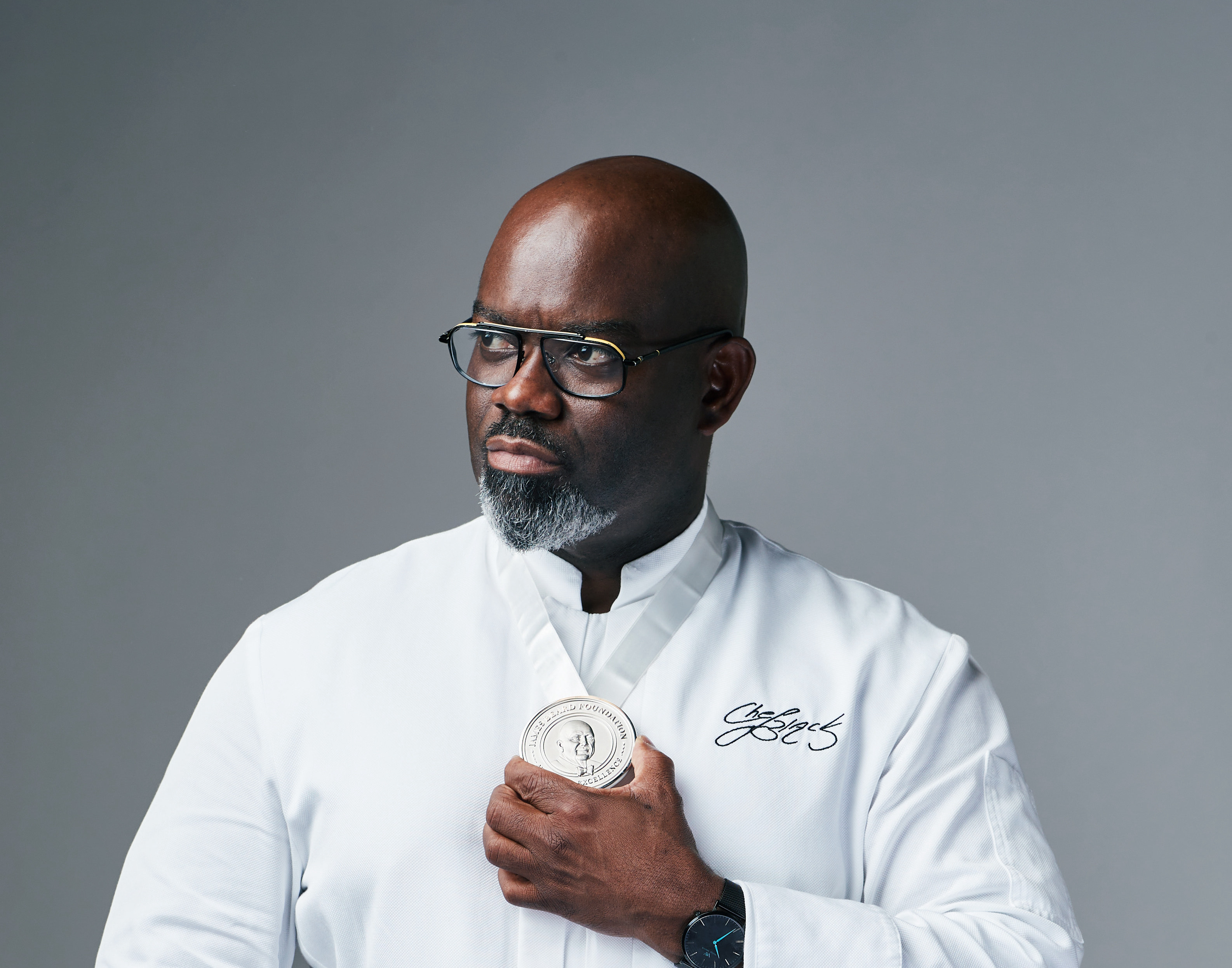 James Beard Award-winning chef Andrew Black, whose restaurants, including Grey Sweater, Perle Mesta, and Dougla Kitchen, have helped transform Oklahoma City’s dining scene.