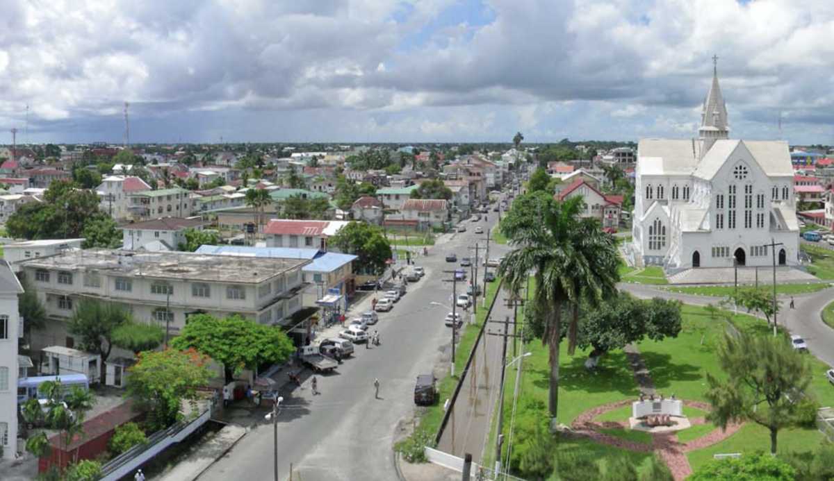 A view of Georgetown, Guyana.