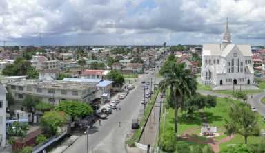 A view of Georgetown, Guyana.