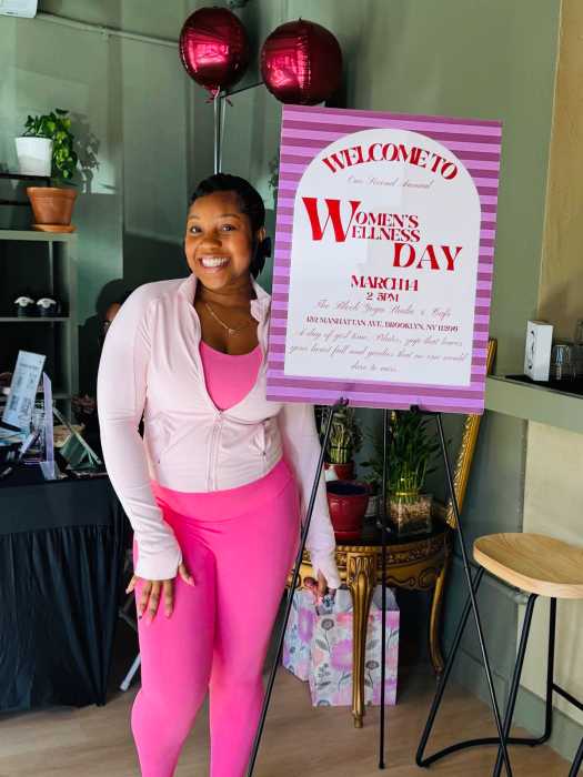 Co-founder Autumn Carter engages with attendees during IYKYK Collective’s Women’s Wellness Day, a curated experience focused on sisterhood, self-care and community building.