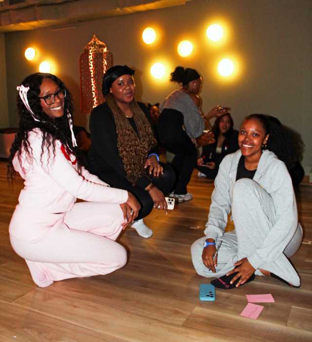 Members and guest of IYKYK Collective’s Women’s Wellness Day enjoying their time to unwind.