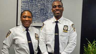 Jamaican-born Captains Veniece Gayle and Paul Blake lead the NYPD’s 24th Precinct in Upper Manhattan, guiding one of the city’s busiest commands while honoring their Caribbean heritage during Black History Month.