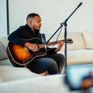 International recording artist Juke Ross, the Guyanese-born singer-songwriter recently hailed by Rolling Stone for his "aching" and "soulful" sound. Here he is jamming to his song "Coffee Love," which serves as a vibrant visual love letter to Guyana’s capital.
