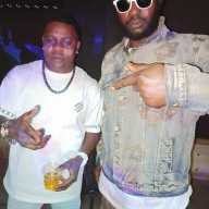 Nuffy and Ras Emmanuel in England.