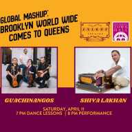 A flyer for the Brooklyn Worldwide Comes to Queens event.