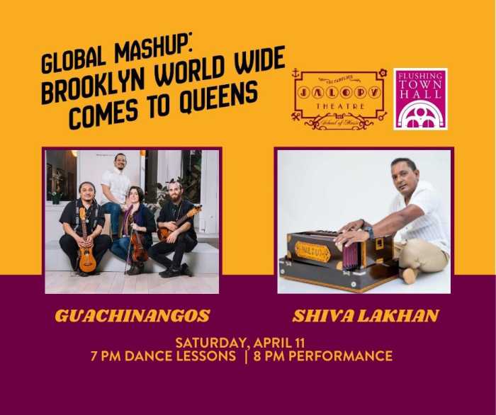 A flyer for the Brooklyn Worldwide Comes to Queens event.