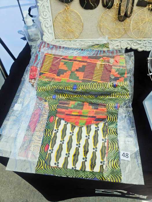 African sustainable bags, and jewelry created by husband and wife, Sandra and Jules, of San Jules on Saturday April 18, showcased their collection at Little Caribbean and I Am CaribBeing marketplace at the intersection of Washington Avenue and Empire Boulevard in Brooklyn. San Jules was created by Trinidad nationals, husband and wife duo, 22 years ago.