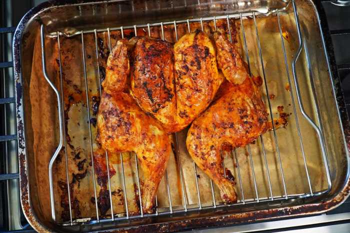 Simple Oven Roasted Rou Cou (Annatto) Chicken recipe.