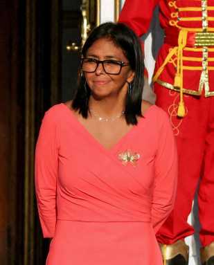 Venezuela's interim President Delcy Rodriguez.