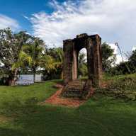 The remains of a Dutch fort near the Essequibo River. Venezuelan claims that an international tribunal had cheated it out of Guyana’s mineral, oil, and gas-rich Essequibo region.