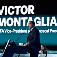 76th FIFA Congress - Vancouver Convention Centre, Vancouver, Canada - April 30, 2026 CONCACAF president Victor Montagliani speaks during the congress.