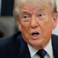 U.S. President Donald Trump speaks during an event to sign a memorandum in the Oval Office at the White House in Washington, D.C., U.S., May 5, 2026.