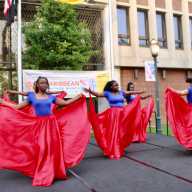Dancers go through their paces at last year's Caribbean American Heritage Month cultural presentation at the Hempstead Town Board celebration.