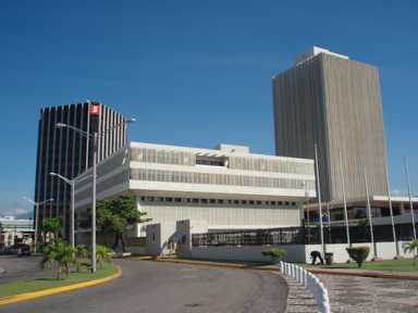 The Bank of Jamaica in Kingston.