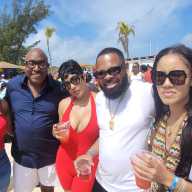 Attendees enjoy a Love & Harmony Easter voyage party in Nassau, Bahamas.