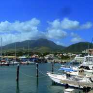 A marina in Basseterre, St. Kitts.