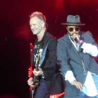 Sting and Shaggy on tour.
