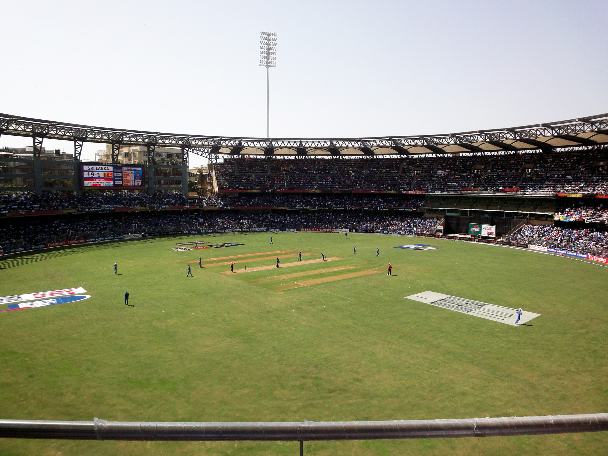 Wankhede Stadium, home of Mumbai Indians, in Mumbai, India.
